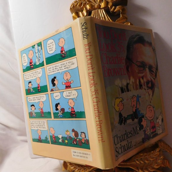 CHARLIE BROWN You Don't Look 35 Charlie Brown First Edition Hardcover Book 1985 - Picture 2 of 7